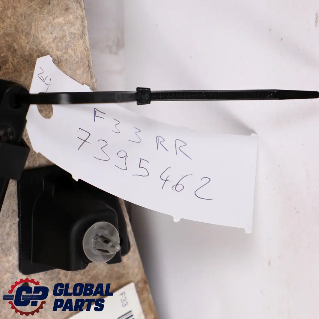 Right O/S Lateral Lining Panel Black Red Leather to BMW 4 F33 Convertible Rear with Part number 7395462 BMW 4 F33 Convertible Rear Right O/S Lateral Lining Panel Black Red Leather - SKU 7395462 - Part number 7395462