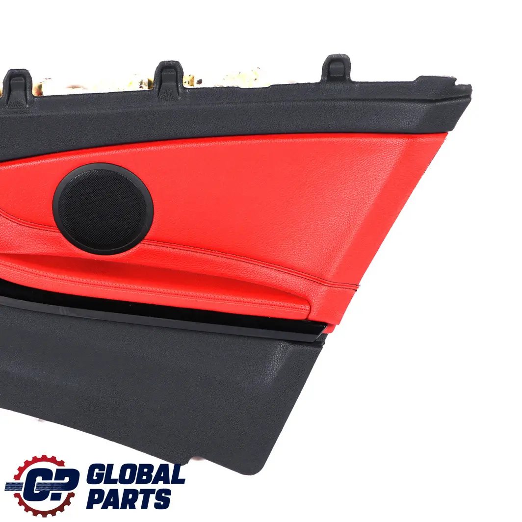 Right O/S Lateral Lining Panel Black Red Leather to BMW 4 F33 Convertible Rear with Part number 7395462 BMW 4 F33 Convertible Rear Right O/S Lateral Lining Panel Black Red Leather - SKU 7395462 - Part number 7395462