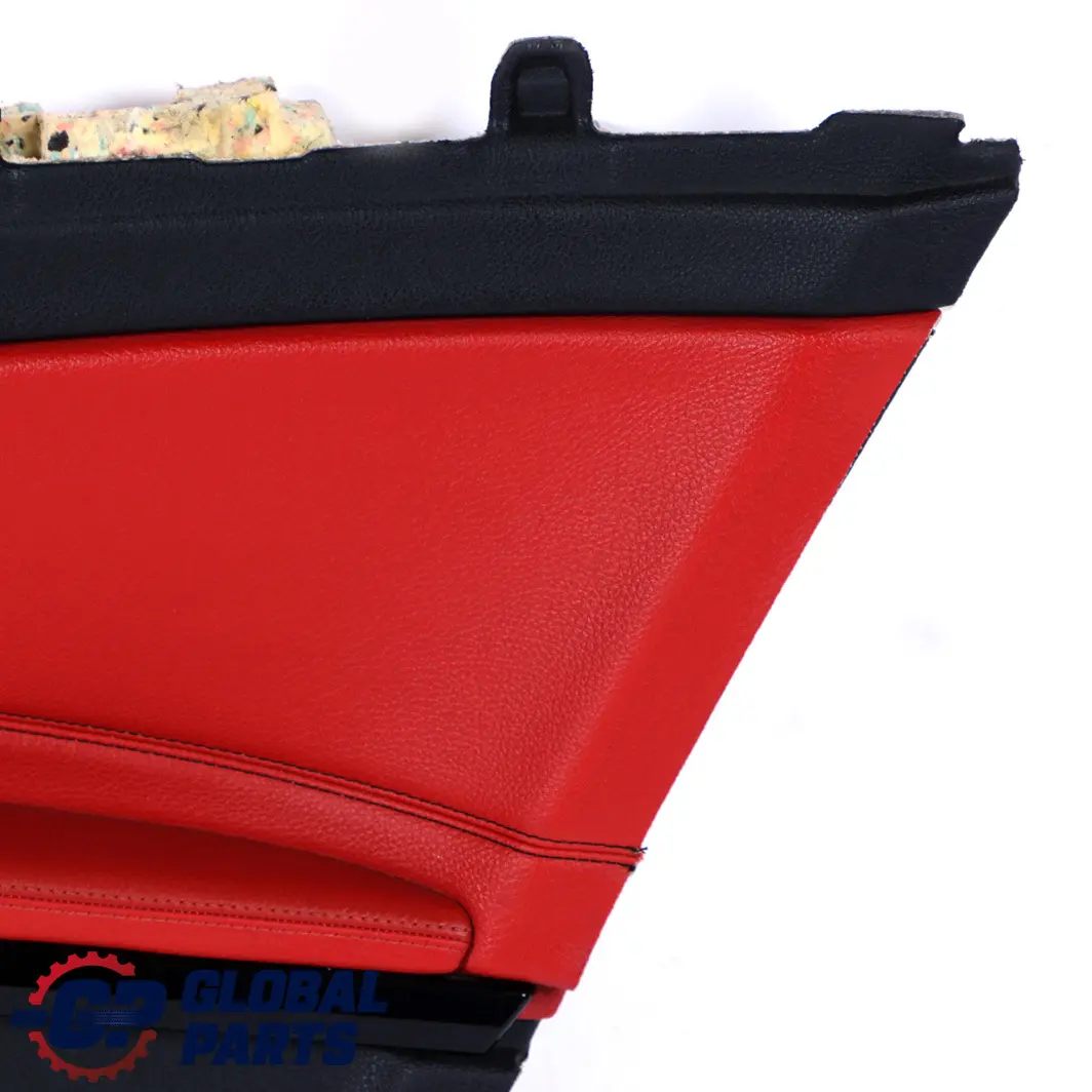 Right O/S Lateral Lining Panel Black Red Leather to BMW 4 F33 Convertible Rear with Part number 7395462 BMW 4 F33 Convertible Rear Right O/S Lateral Lining Panel Black Red Leather - SKU 7395462 - Part number 7395462