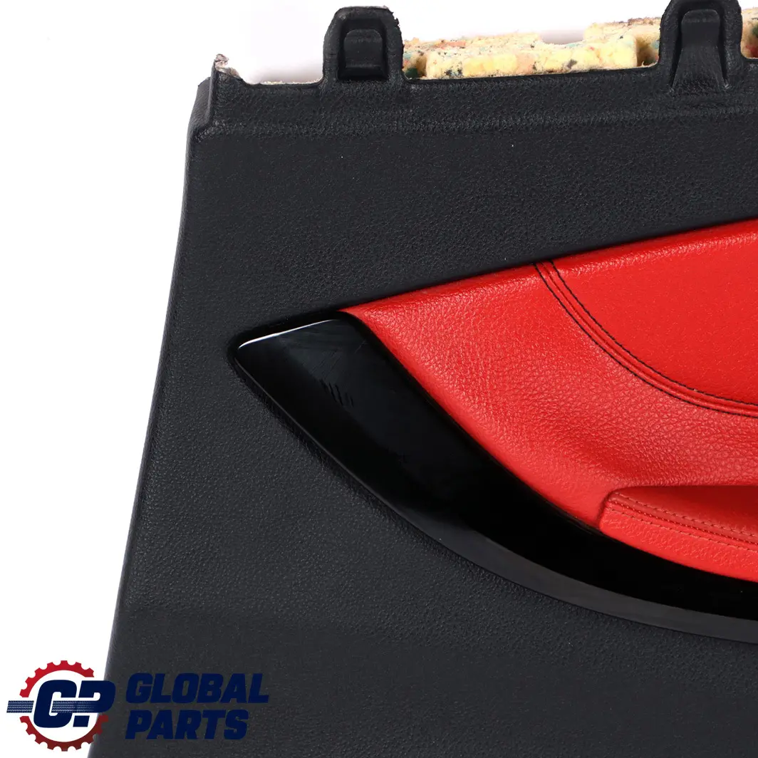 Right O/S Lateral Lining Panel Black Red Leather to BMW 4 F33 Convertible Rear with Part number 7395462 BMW 4 F33 Convertible Rear Right O/S Lateral Lining Panel Black Red Leather - SKU 7395462 - Part number 7395462