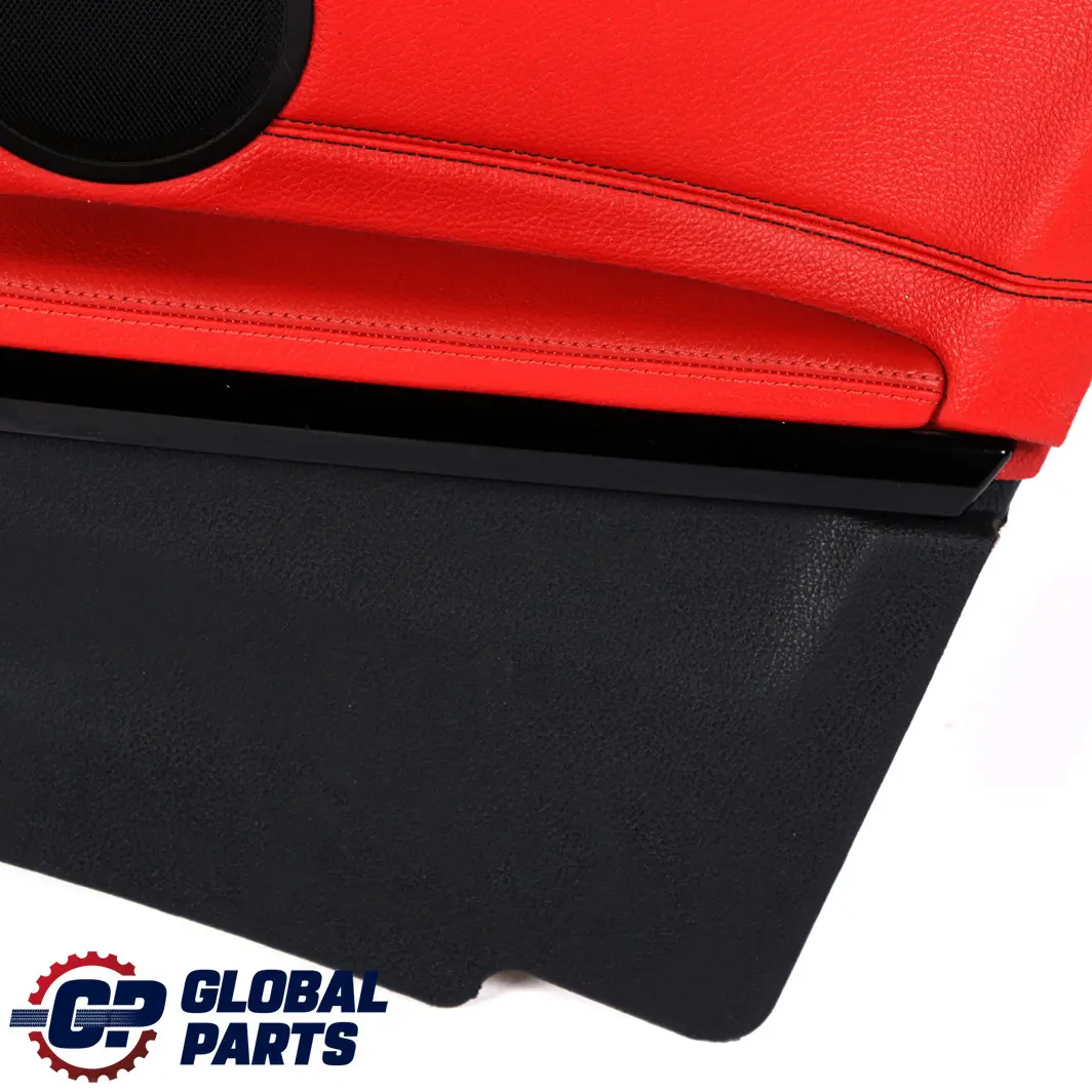 Right O/S Lateral Lining Panel Black Red Leather to BMW 4 F33 Convertible Rear with Part number 7395462 BMW 4 F33 Convertible Rear Right O/S Lateral Lining Panel Black Red Leather - SKU 7395462 - Part number 7395462