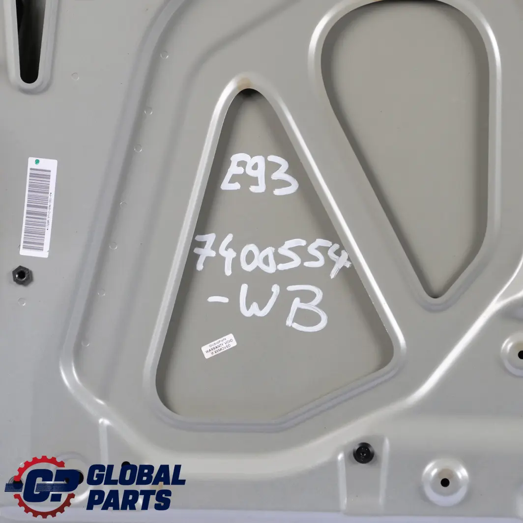 BMW 3 4 E93 F33 Folding Top Hardtop Roof Shell Front Bluewater Metallic - 896 - SKU 7400554-WB - Part number 7400554