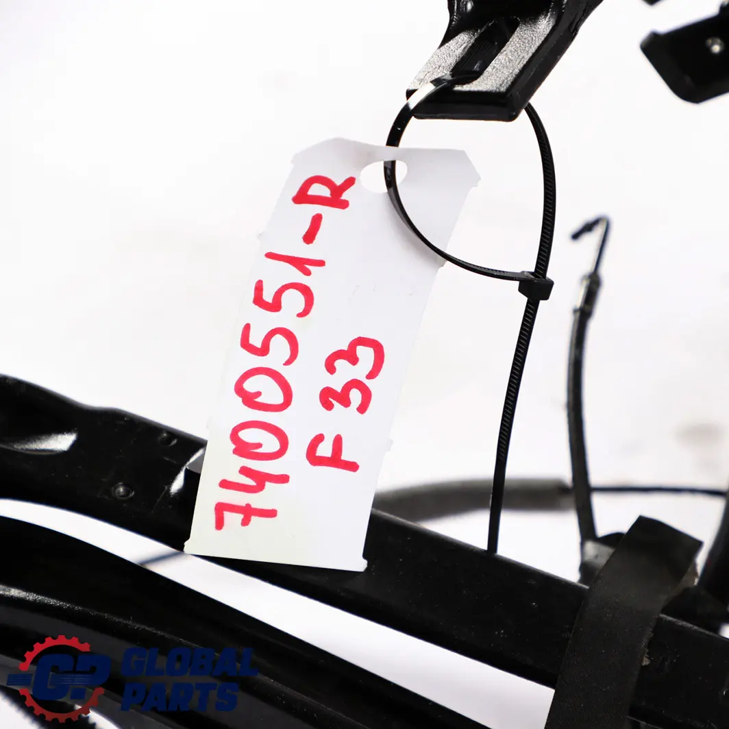 Right Retractable Hardtop Roof Mechanism to BMW 4 Series F33 Convertible Cabrio with Part number 7401032 BMW 4 Series F33 Convertible Cabrio Right Retractable Hardtop Roof Mechanism - SKU 7401032 - Part number 7401032