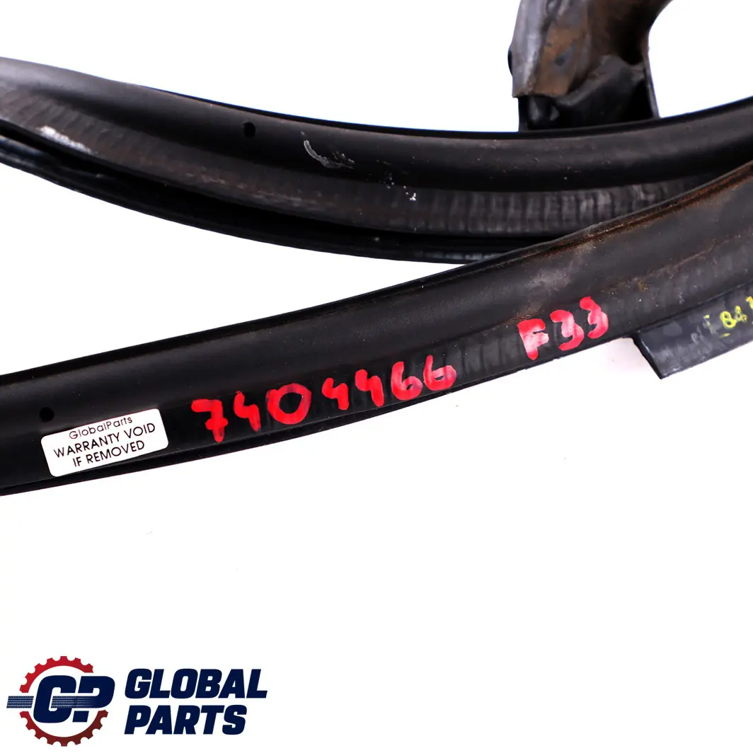 BMW F33 F83 M4 Tapa maletero Portón trasero Sello protección de bordes de goma - SKU 7404466 - Número de pieza 7404466