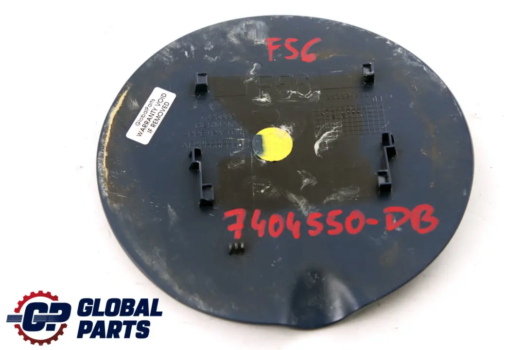 Mini Cooper F56 Kraftstoff Tank Klappe Deckel Tiefblau - B69 - SKU 7404550-DB - Teilenummer 7404550