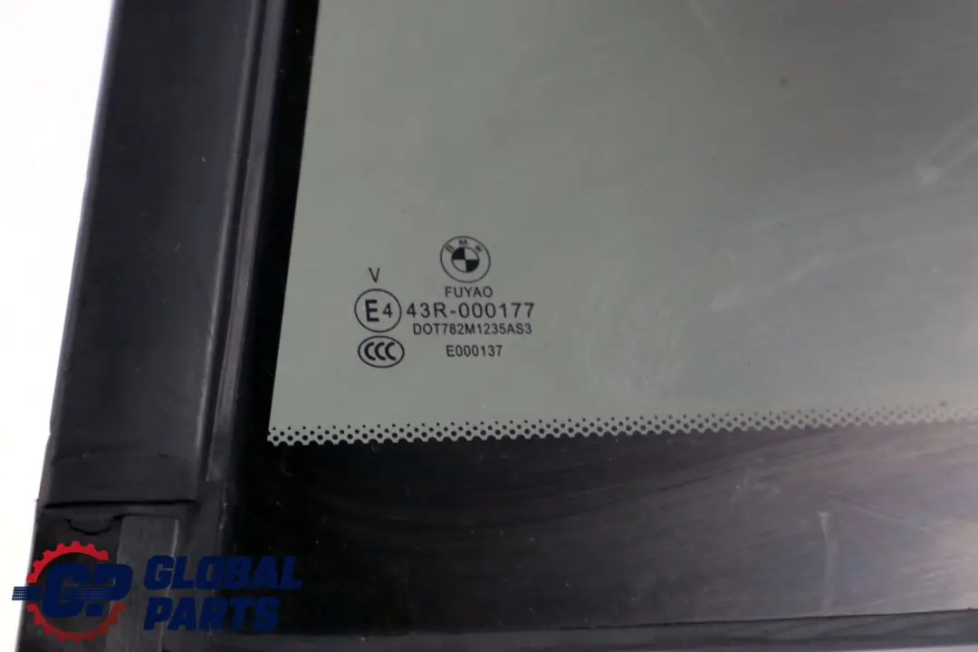 BMW F48 F48N LCI Puerta Ventana Lateral Fija Vidrio Negro Trasero Izquierdo AS3 - SKU 7405605 - Número de pieza 7405605