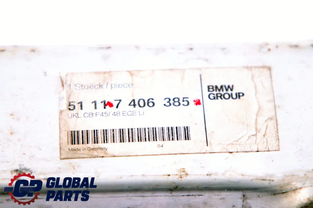  Soporte Parachoques BMW F45 X1 F48 Delantero Izquierdo Elemento - SKU 7406385 - Número de pieza 7406385