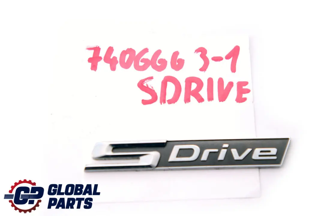 BMW X1 F48 Lettering S Drive Emblema Logo Trim Cromato - SKU 7406663-1 - Numero di parte 7406663