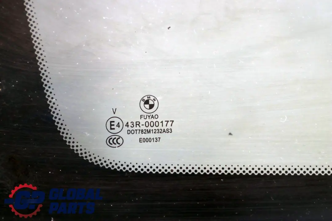 BMW X1 er F48 F48N LCI Seitenscheibe Schwarz Mit Dichtung Hinten Links - SKU 7406867 - Teilenummer 7406867