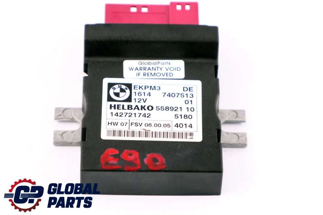 BMW E60 E61 E81 E87 E90 E91 E92 Unidad Control Para Bomba Combustible - SKU 7407513 - Número de pieza 7276046
