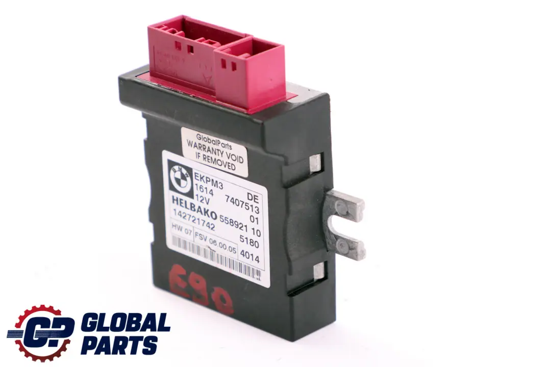 BMW E60 E61 E81 E87 E90 E91 E92 Unidad Control Para Bomba Combustible - SKU 7407513 - Número de pieza 7276046
