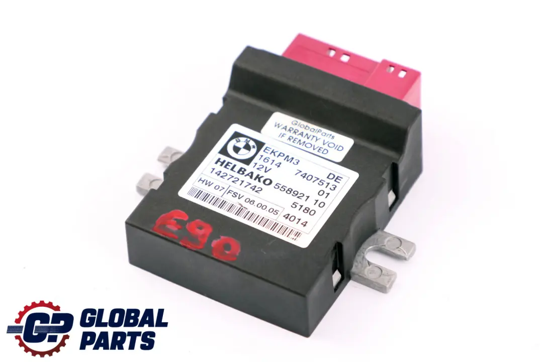 BMW E60 E61 E81 E87 E90 E91 E92 Control Unit For Fuel Pump - SKU 7407513 - Part number 7276046
