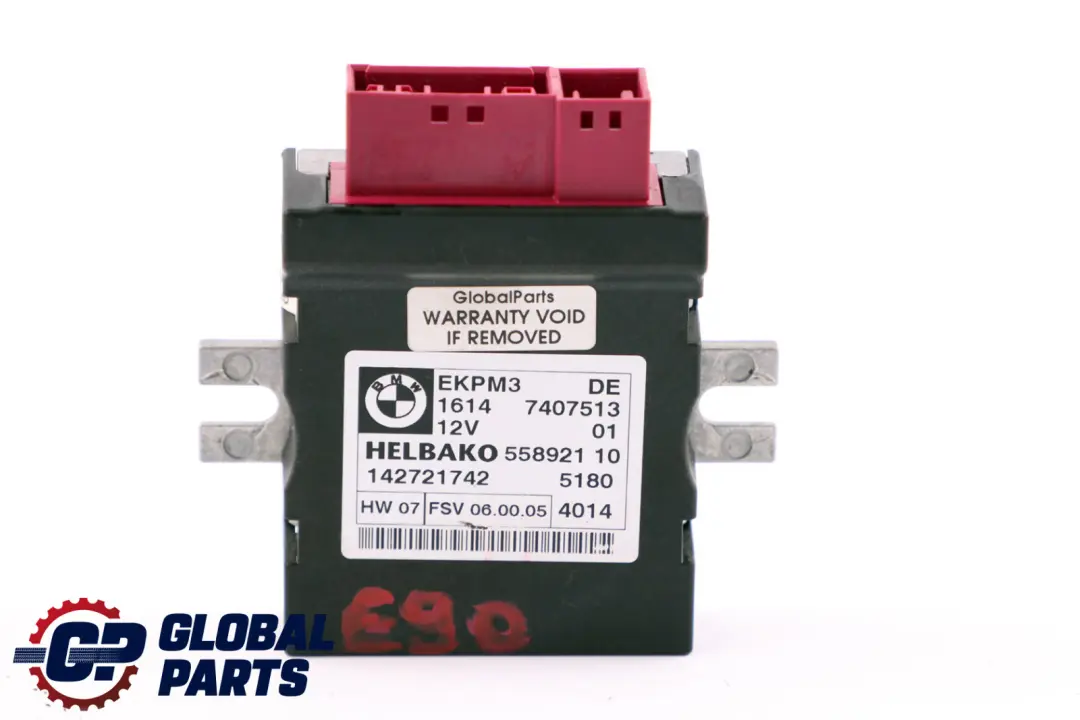 BMW E60 E61 E81 E87 E90 E91 E92 Control Unit For Fuel Pump - SKU 7407513 - Part number 7276046