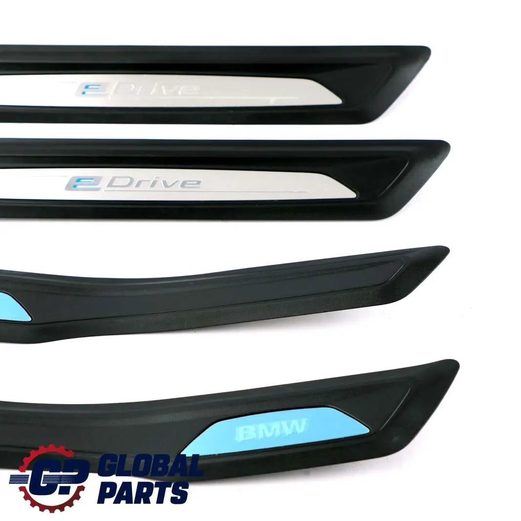 BMW F30 LCI 330e Hybrid eDrive Set Entrance Door Cover Trim Sill Panel Strip - SKU 7407967 - Part number 7407967