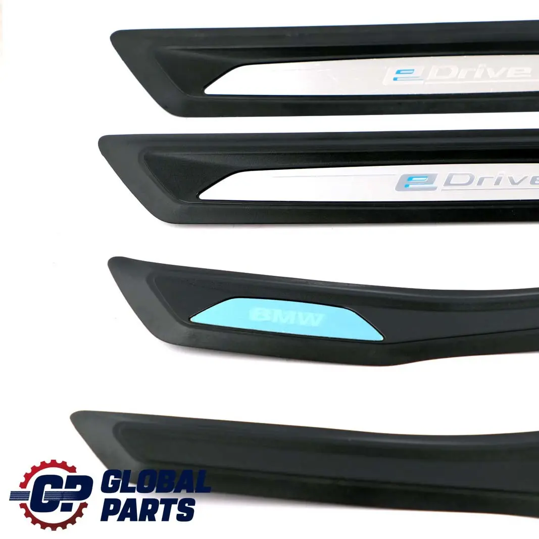 BMW F30 LCI 330e Hybrid eDrive Set Entrance Door Cover Trim Sill Panel Strip - SKU 7407967 - Part number 7407967