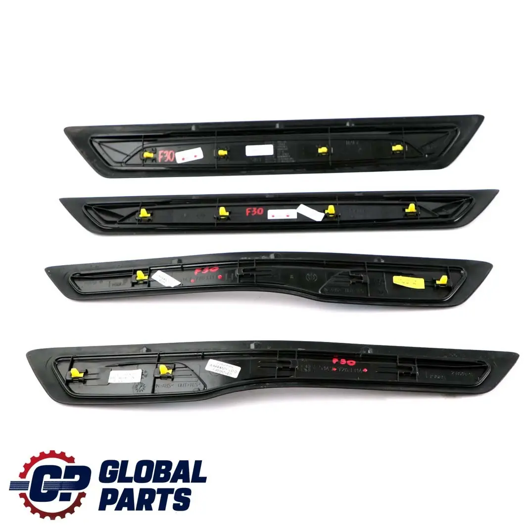 BMW F30 LCI 330e Hybrid eDrive Set Entrance Door Cover Trim Sill Panel Strip - SKU 7407967 - Part number 7407967