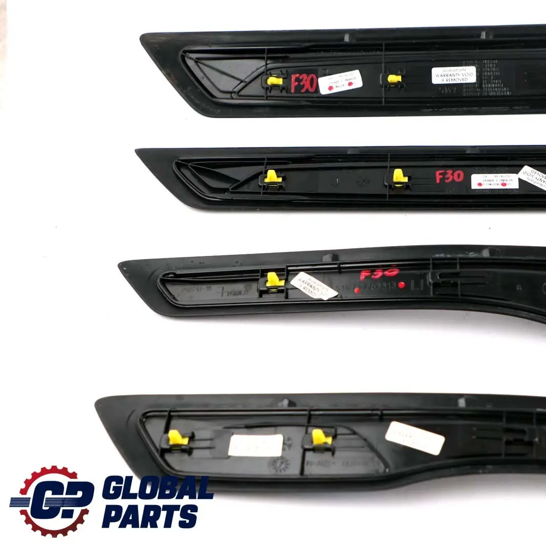 BMW F30 LCI 330e Hybrid eDrive Set Entrance Door Cover Trim Sill Panel Strip - SKU 7407967 - Part number 7407967