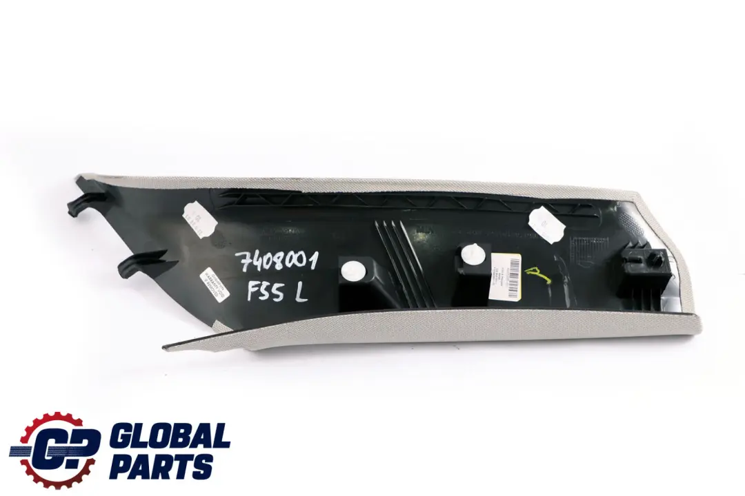 Column A Left N/S Trim Panel Cover Satellite Grey 7314301 to Mini F55 Cover with Part number 7408001 Mini F55 Cover Column A Left N/S Trim Panel Cover Satellite Grey 7314301 - SKU 7408001 - Part number 7408001