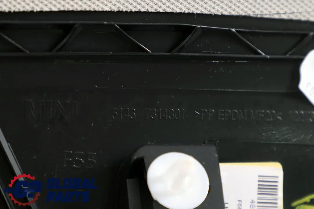 Mini F55 Abdeckung Säule A Links Zierleiste Abdeckung Satellit Grau 7314301 - SKU 7408001 - Teilenummer 7408001