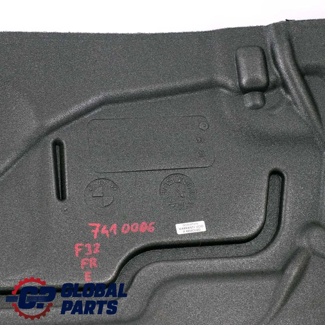 BMW F32 F33 F82 M4 LCI Aislamiento Acustico Puerta Delantera Derecha - SKU 7410006 - Número de pieza 7410006