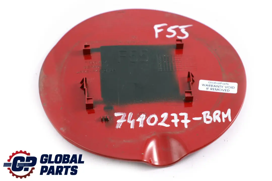Mini Cooper F56 Fill In Flap Fuel Cover Blazing Red Metallic - SKU 7410277-BRM - Part number 7410277