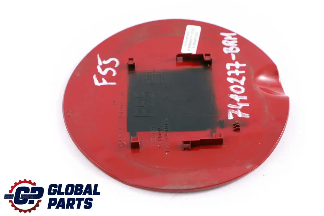 Mini Cooper F56 Fill In Flap Fuel Cover Blazing Red Metallic - SKU 7410277-BRM - Part number 7410277