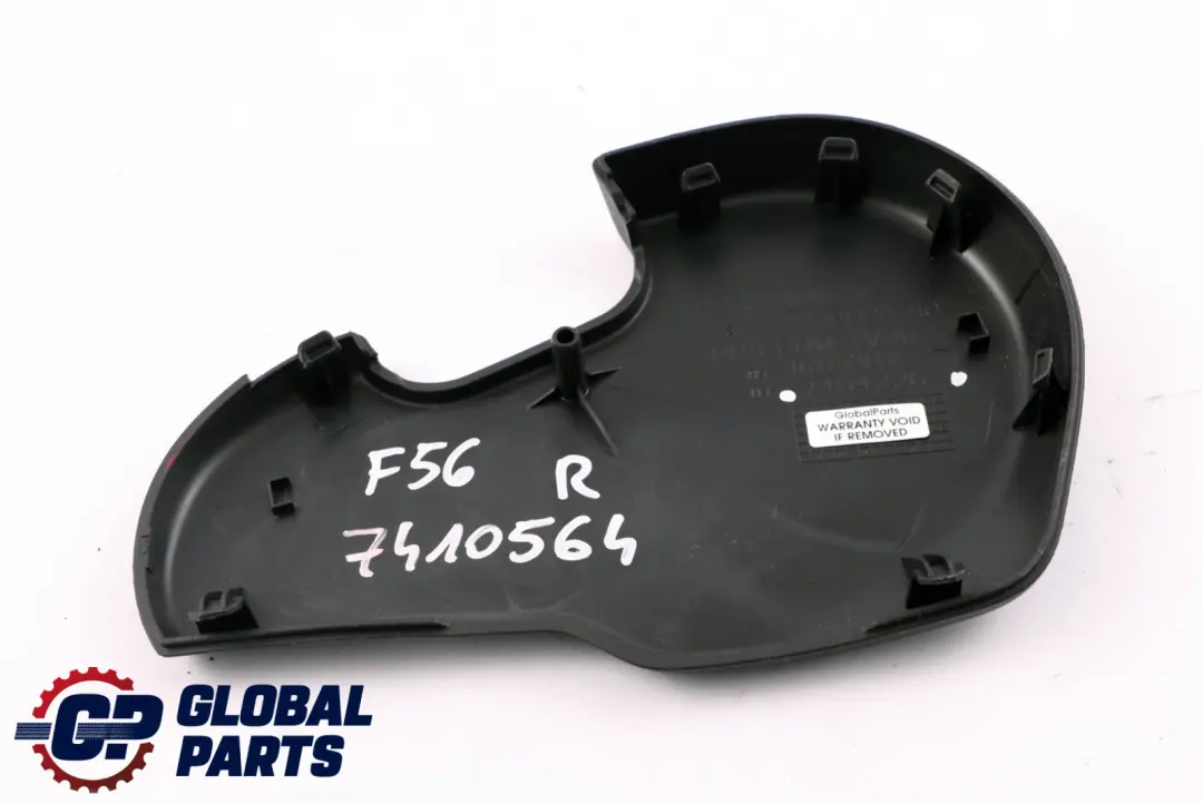 Mini Cooper F55 F56 Copertura Sedile Frontale Esterno Destro Nero 7404226 - SKU 7410564 - Numero di parte 7410564