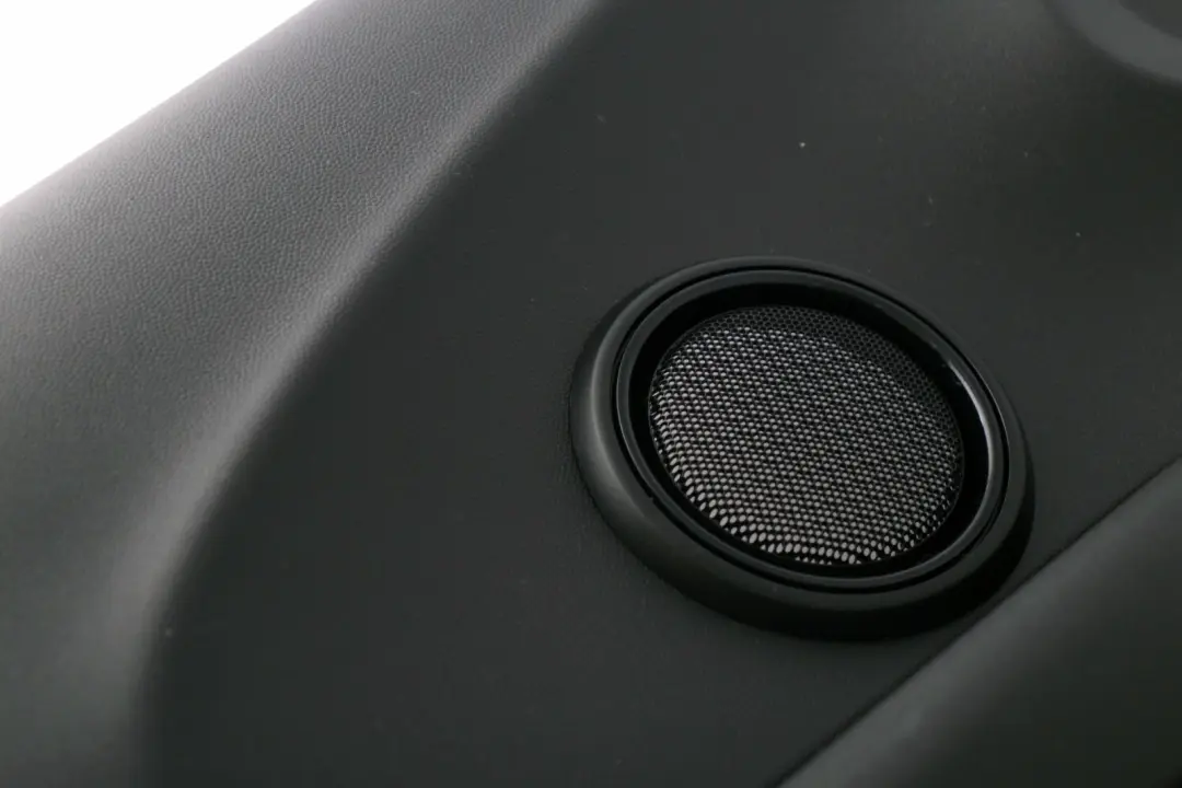 Mini Cooper F56 Trasero Izquierdo Lateral Embellecedor Hi-Fi Carbono Negro - SKU 7410573 - Número de pieza 7410573