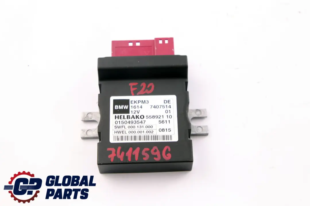 BMW 1 4 5 Series F10 F20 F30 F32 Control Unit For Fuel Pump 7407514 - SKU 7411596 - Part number 7358144