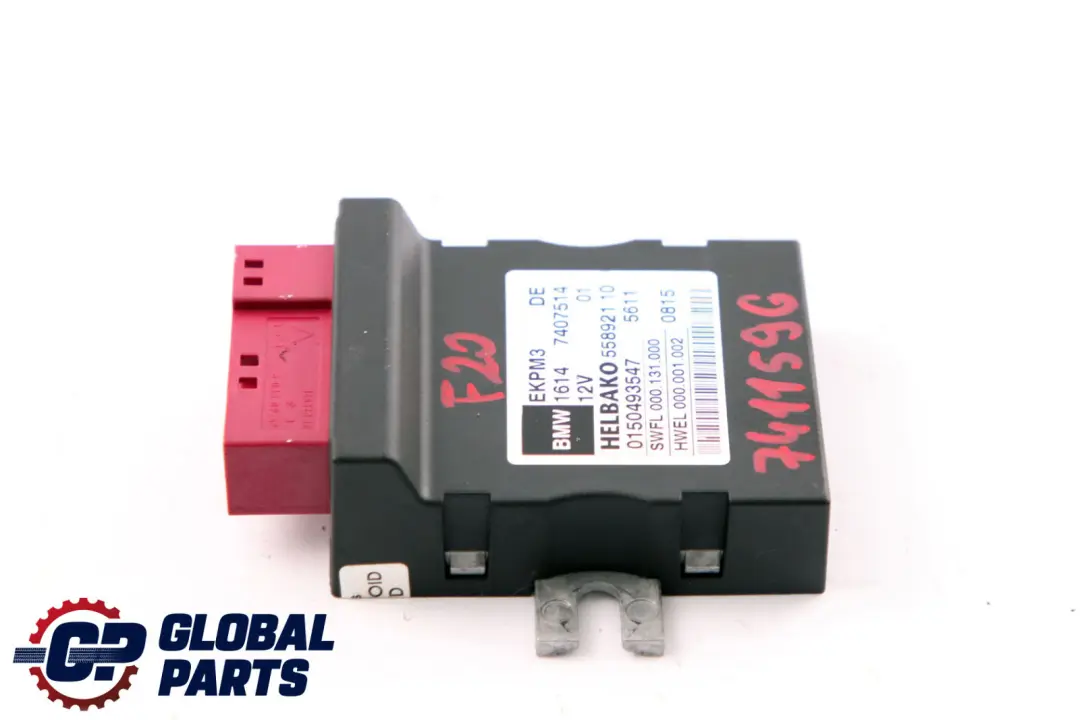 BMW 1 4 5 Series F10 F20 F30 F32 Control Unit For Fuel Pump 7407514 - SKU 7411596 - Part number 7358144