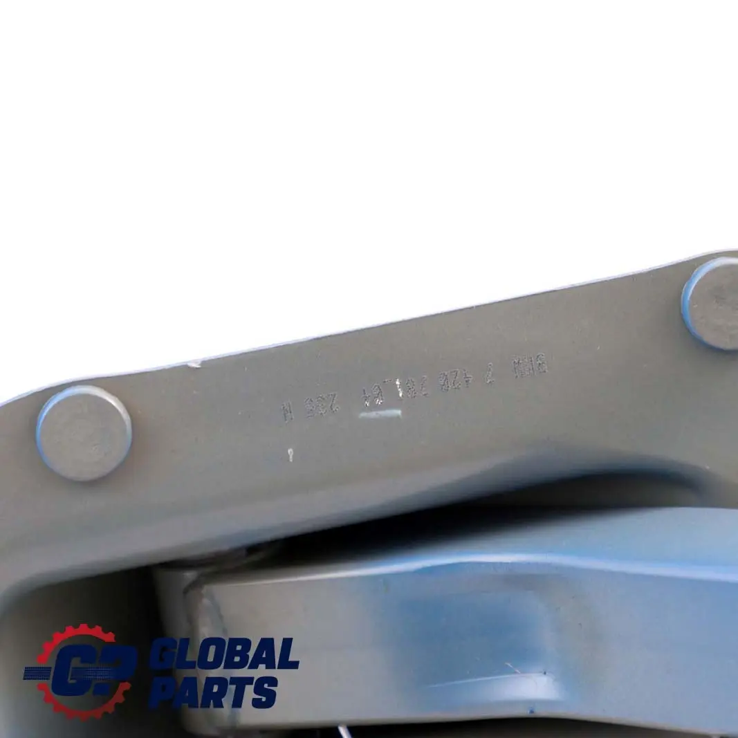 BMW F30 Left N/S Trunk Lid Boot Tailgate Hinge Arm Estorilblau Blue - B45 - SKU 7420783-EB - Part number 7420783