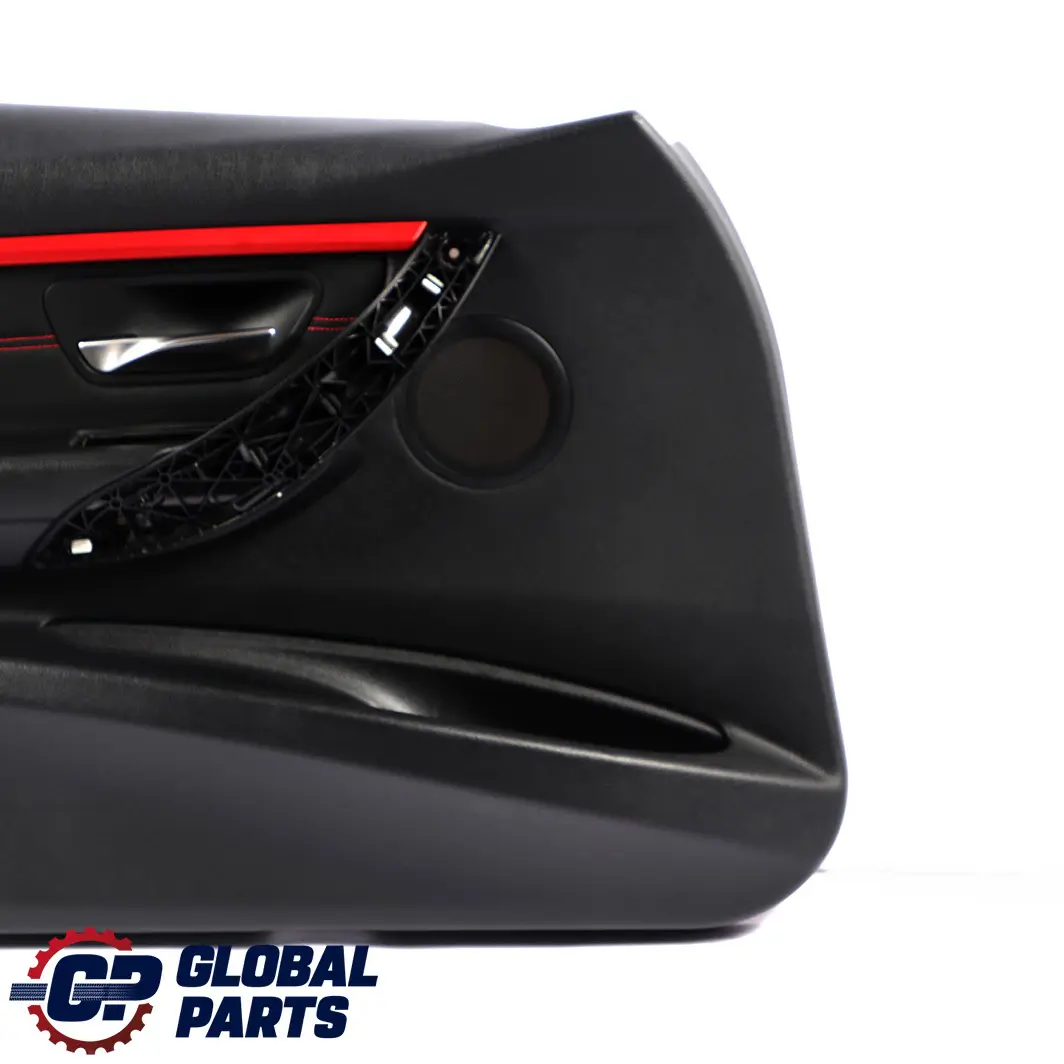 Front Left N/S Door Card Lining Panel Cloth Anthracite Red to BMW 3 F30 F31 LCI with Part number 7424263 BMW 3 F30 F31 LCI Front Left N/S Door Card Lining Panel Cloth Anthracite Red - SKU 7424263 - Part number 7424263