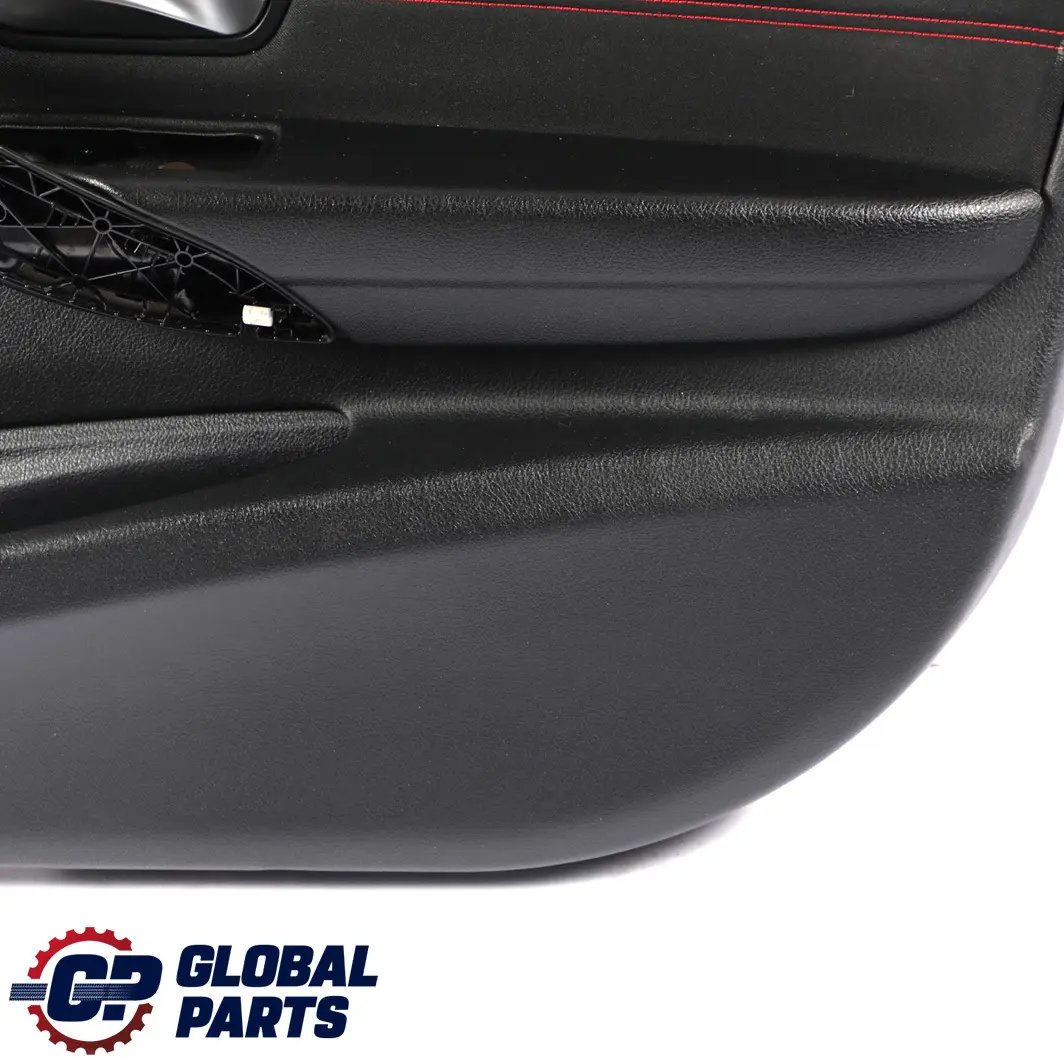 BMW 3 F30 F31 LCI Front Right O/S Door Card Lining Panel Cloth Anthracite Red - SKU 7424264 - Part number 7424264