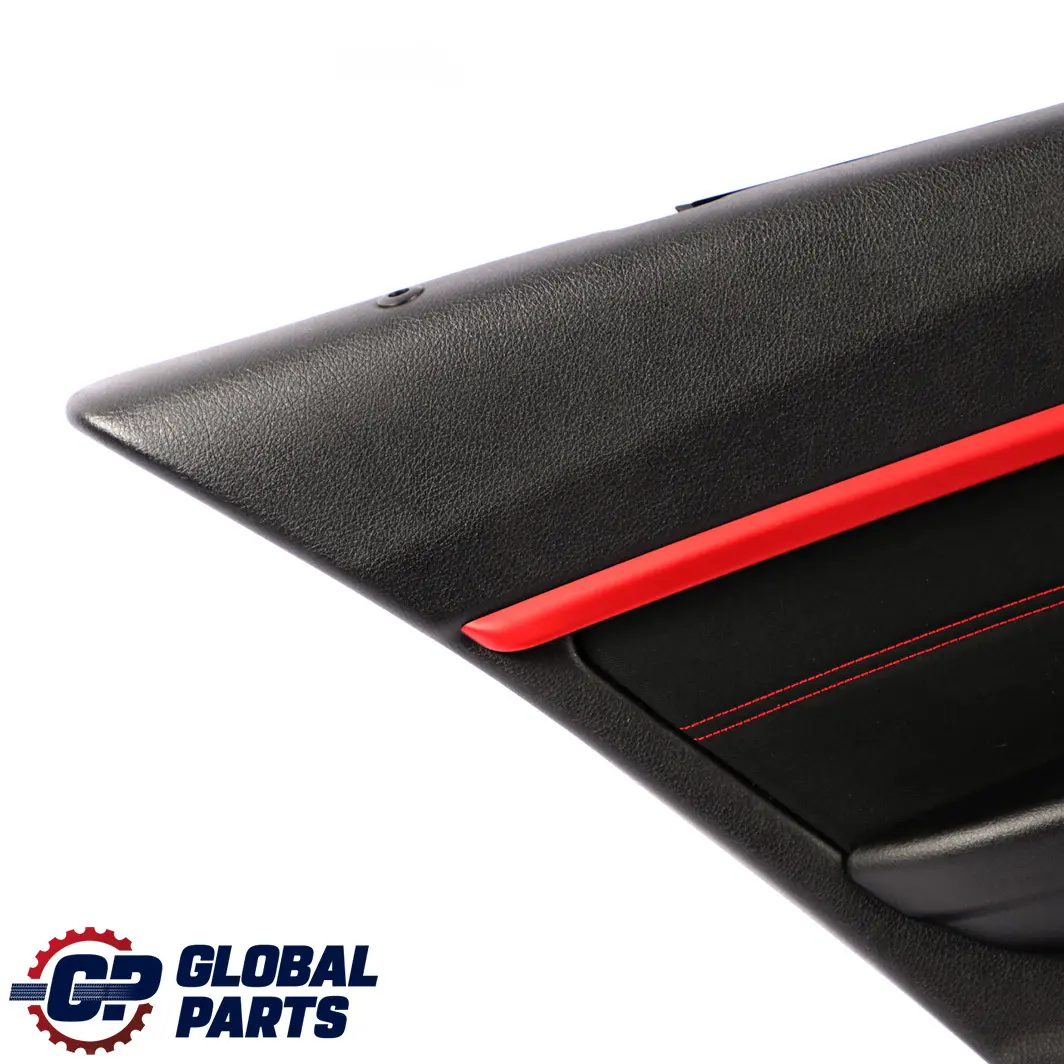 BMW 3 F30 F31 LCI Rear Left N/S Door Card Lining Panel Cloth Anthracite Red - SKU 7424281 - Part number 7424281