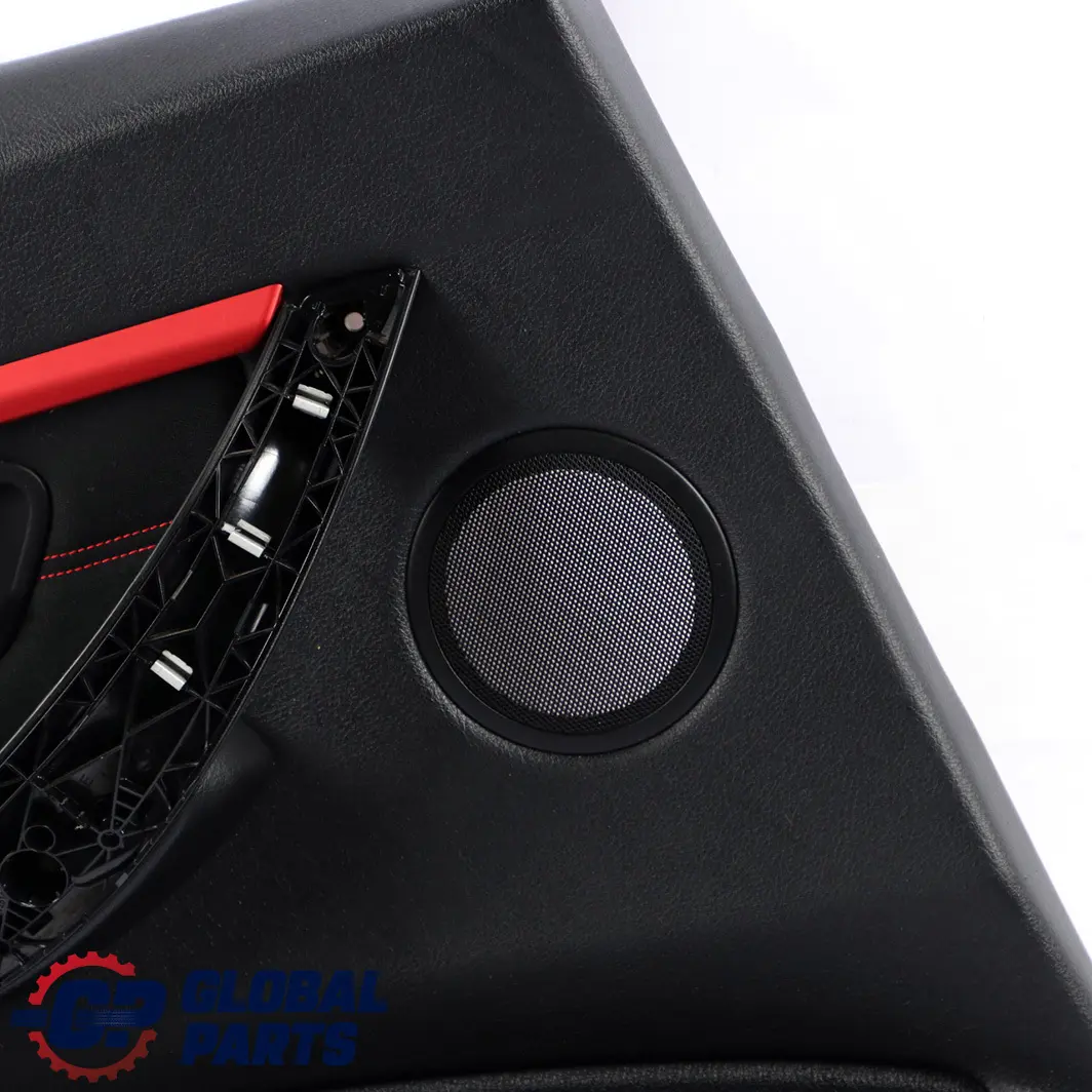 Left N/S Door Card Lining Panel Cloth Anthracite Red to BMW 3 F30 F31 LCI Rear with Part number 7424281 BMW 3 F30 F31 LCI Rear Left N/S Door Card Lining Panel Cloth Anthracite Red - SKU 7424281 - Part number 7424281