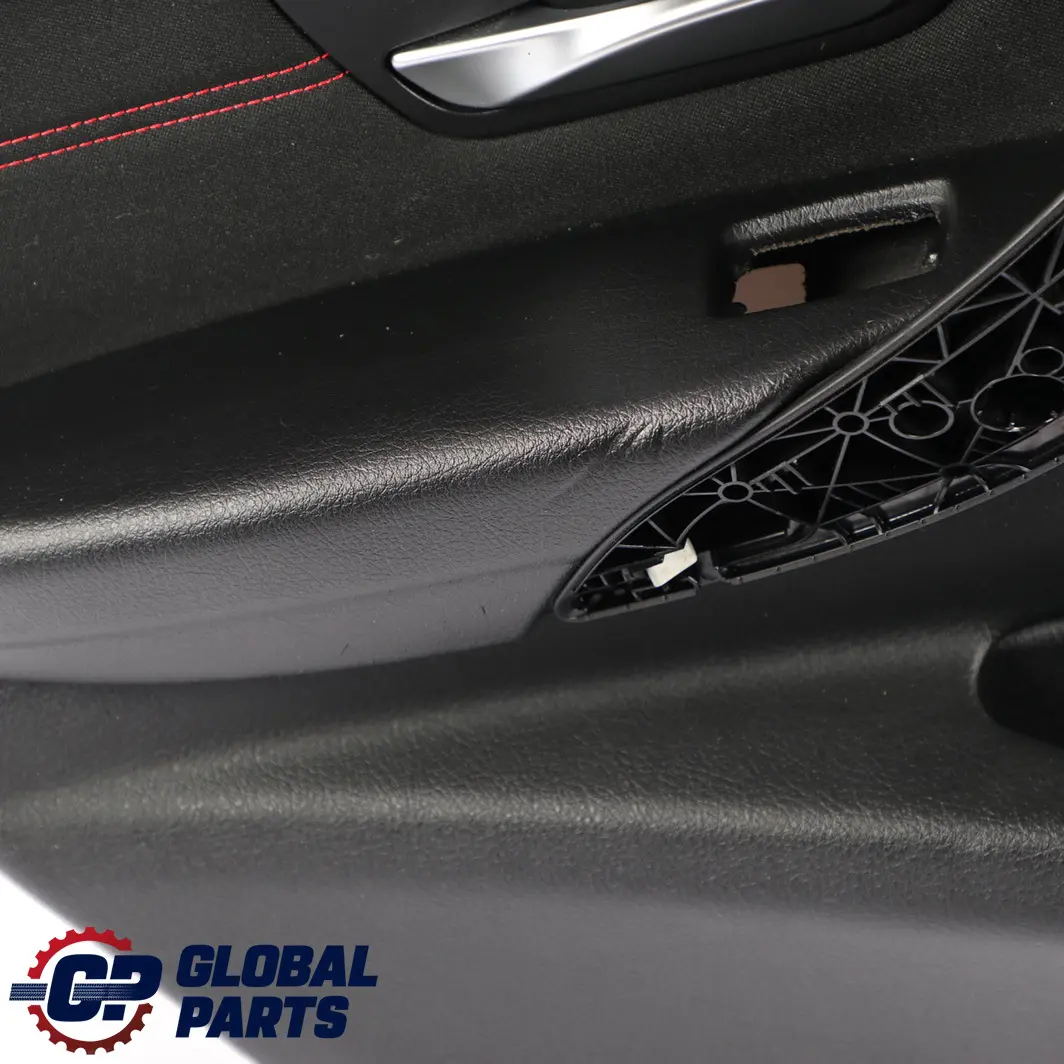 BMW 3 F30 F31 LCI Rear Left N/S Door Card Lining Panel Cloth Anthracite Red - SKU 7424281 - Part number 7424281