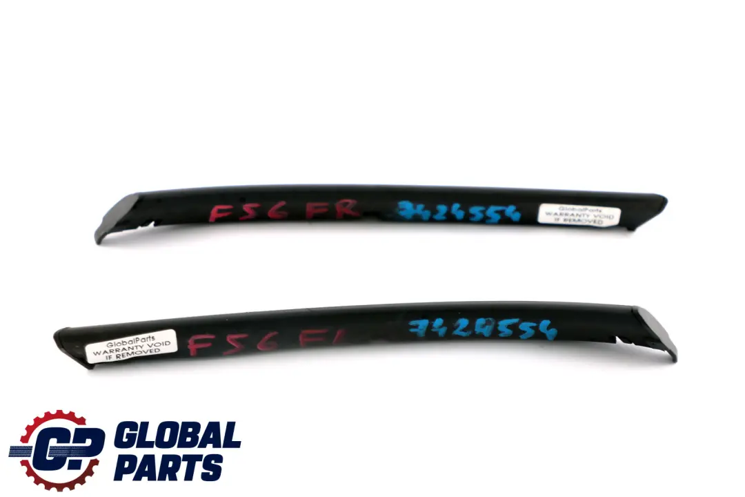 Mini Cooper One F55 F56 F57 Zierleiste Frontsatz Halteleiste Chrom Set - SKU 7424554 - Teilenummer 7424554