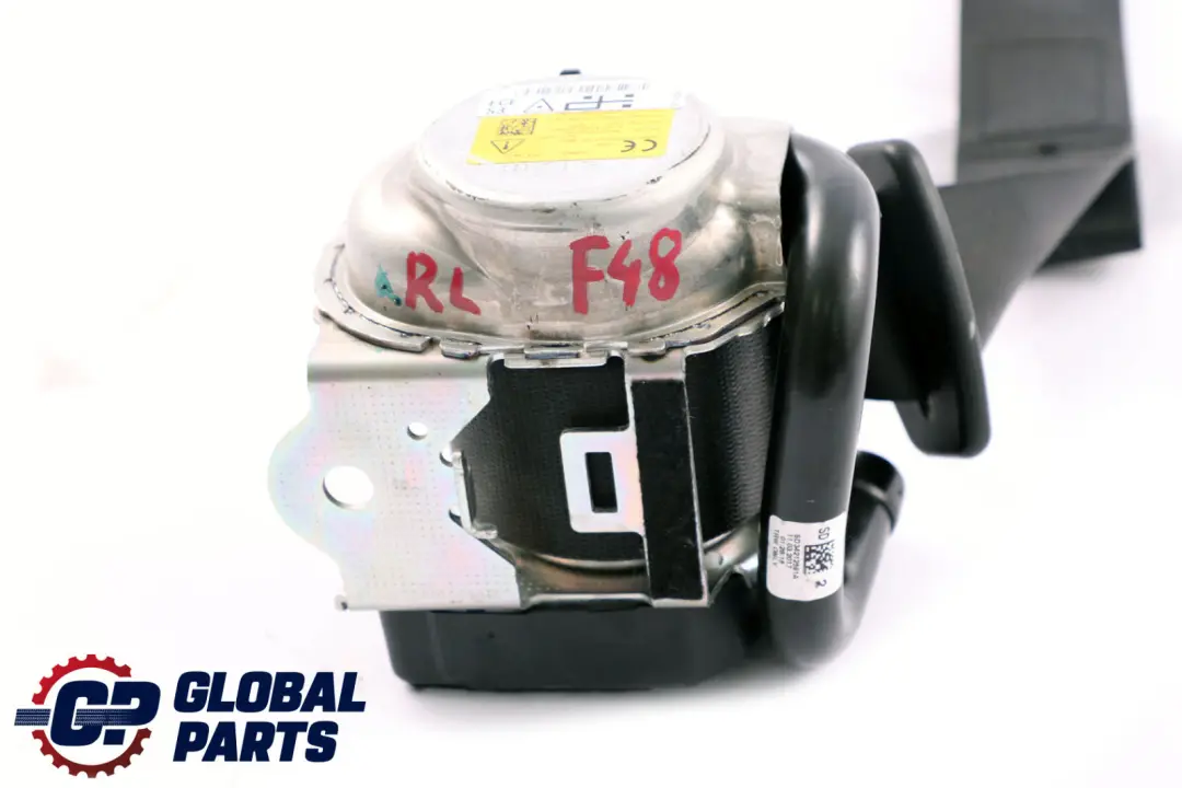 Left Seat Upper Belt Black to BMW X1 F48 Rear with Part number 7425071 BMW X1 F48 Rear Left Seat Upper Belt Black - SKU 7425071 - Part number 7425071