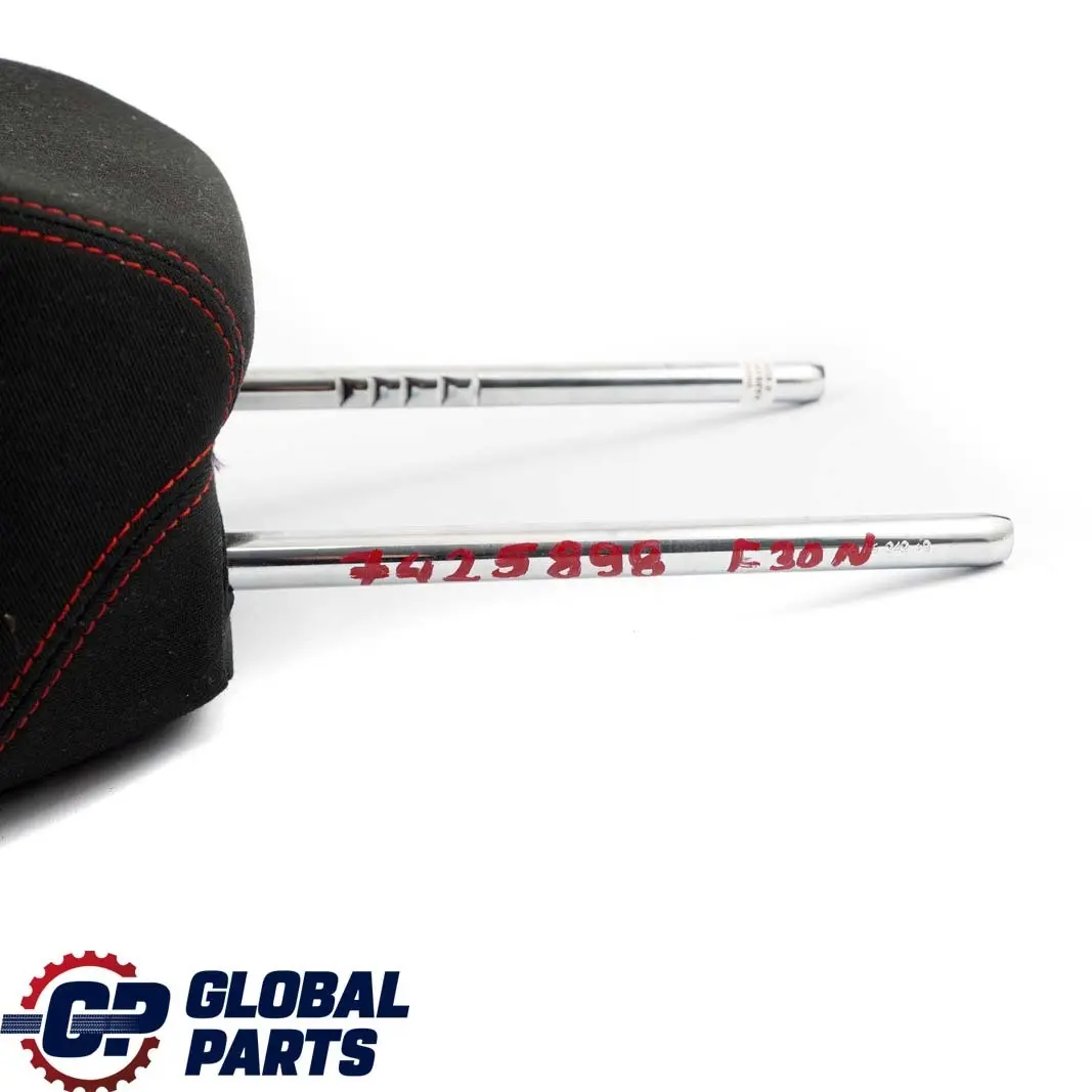 Front Left Right Seat N/O/S Headrest Cloth Anthracite Red to BMW 3 F30 F31 LCI with Part number 7425898 BMW 3 F30 F31 LCI Front Left Right Seat N/O/S Headrest Cloth Anthracite Red - SKU 7425898 - Part number 7425898