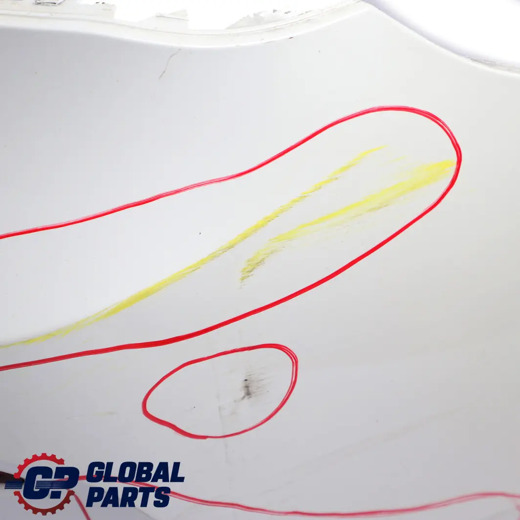 BMW F20 F21 LCI Rear Bumper Trim Panel PDC Mineralweiss Mineral White - A96 - SKU 7429752-MW - Part number 7429752