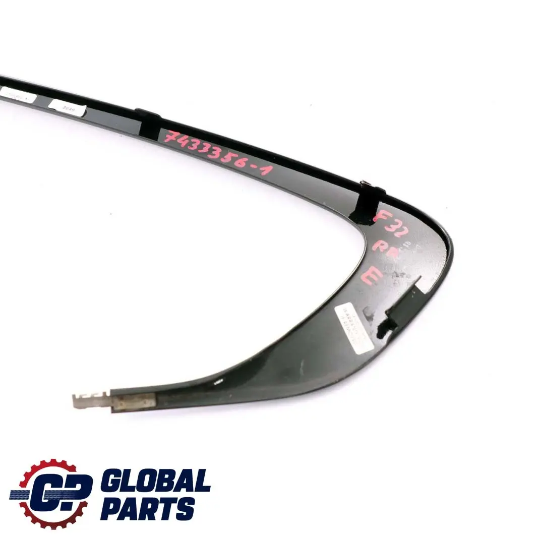 BMW F32 Bande Garniture Vitre Porte Arrière Droite Brillante - SKU 7433356-1 - Numéro de pièce 7433356