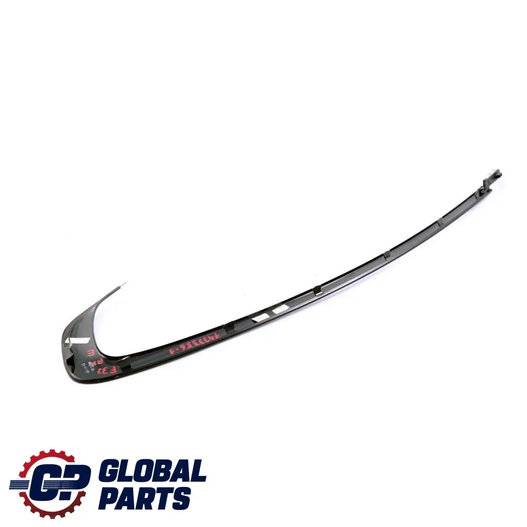 BMW F32 Rear Right Door Window Trim Strip High Gloss O/S - SKU 7433356-1 - Part number 7433356
