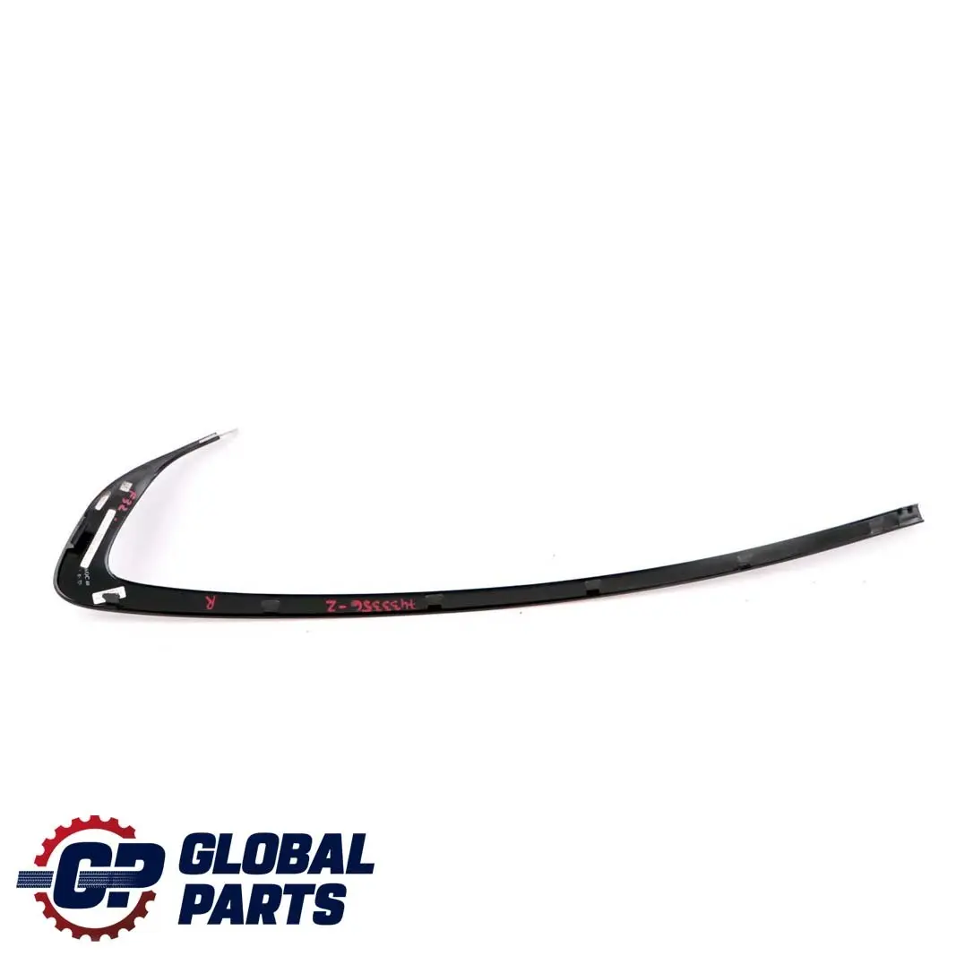 Right Window Trim Strip High Gloss to BMW F32 Rear with Part number 7433356 BMW F32 Rear Right Window Trim Strip High Gloss - SKU 7433356-2 - Part number 7433356