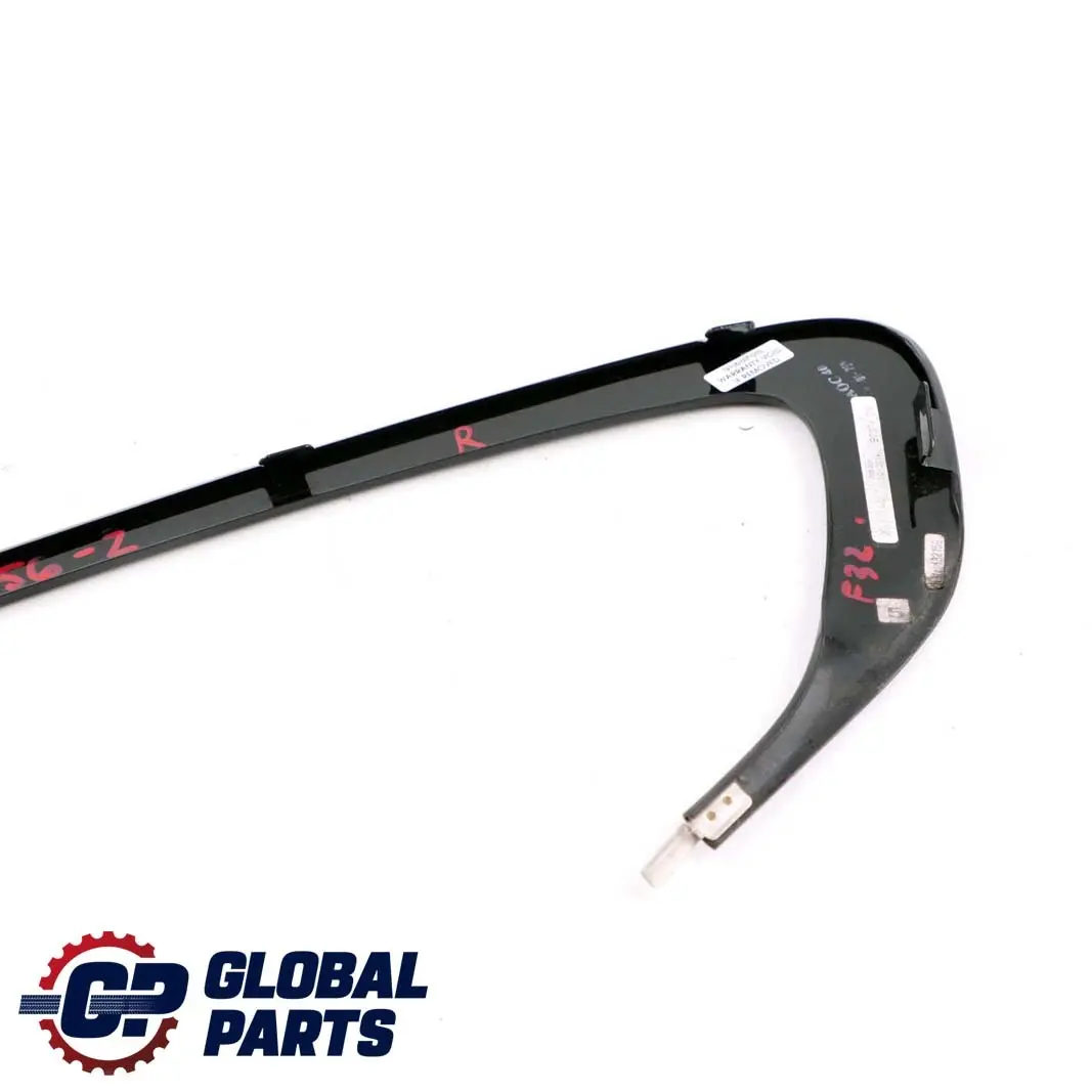 Listón embellecedor ventana trasera derecha alto brillo para BMW F32 con número de pieza 7433356 BMW F32 Listón embellecedor ventana trasera derecha alto brillo - SKU 7433356-2 - Número de pieza 7433356
