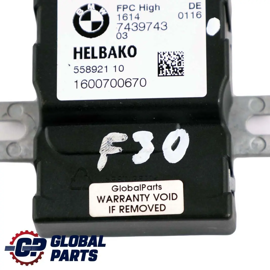 BMW 3 5 7 Series F30 LCI 330e G11 G30 Fuel Pump Control Unit Module - SKU 7439743 - Part number 7439743