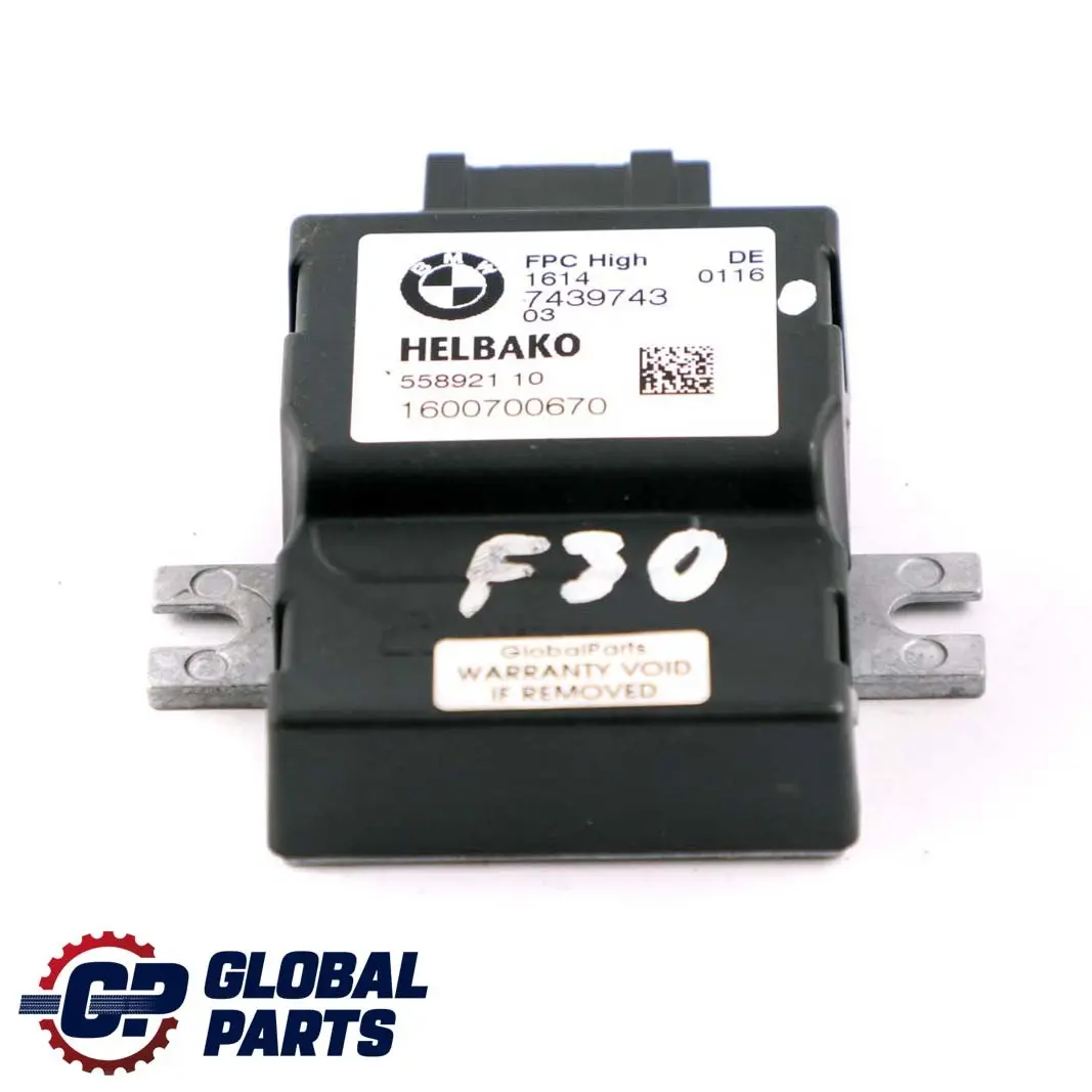 BMW F30 LCI 330e G11 G30 Kraft Stoff Pumpen Steuergerät Modul - SKU 7439743 - Teilenummer 7439743