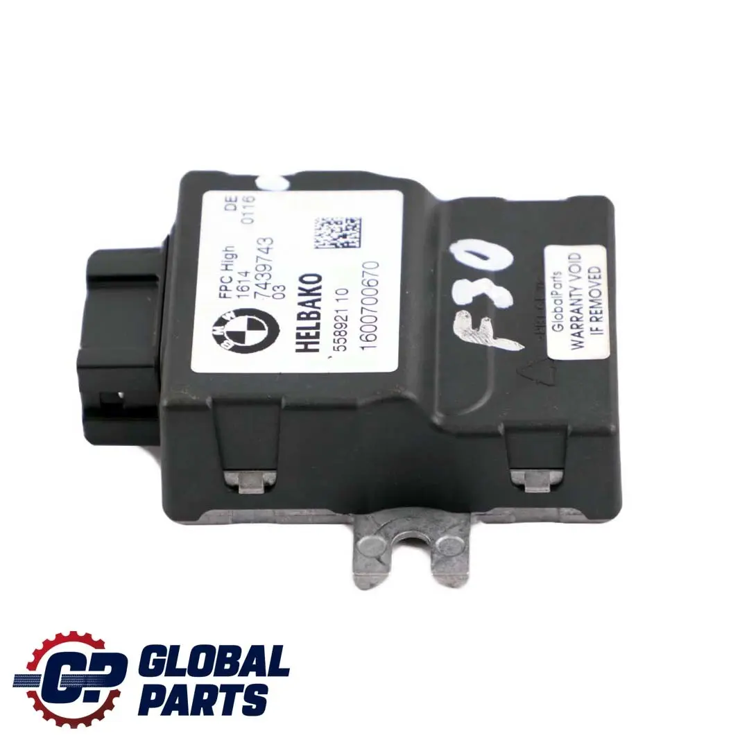 Pump Control Unit Module to BMW 3 5 7 Series F30 LCI 330e G11 G30 Fuel with Part number 7439743 BMW 3 5 7 Series F30 LCI 330e G11 G30 Fuel Pump Control Unit Module - SKU 7439743 - Part number 7439743