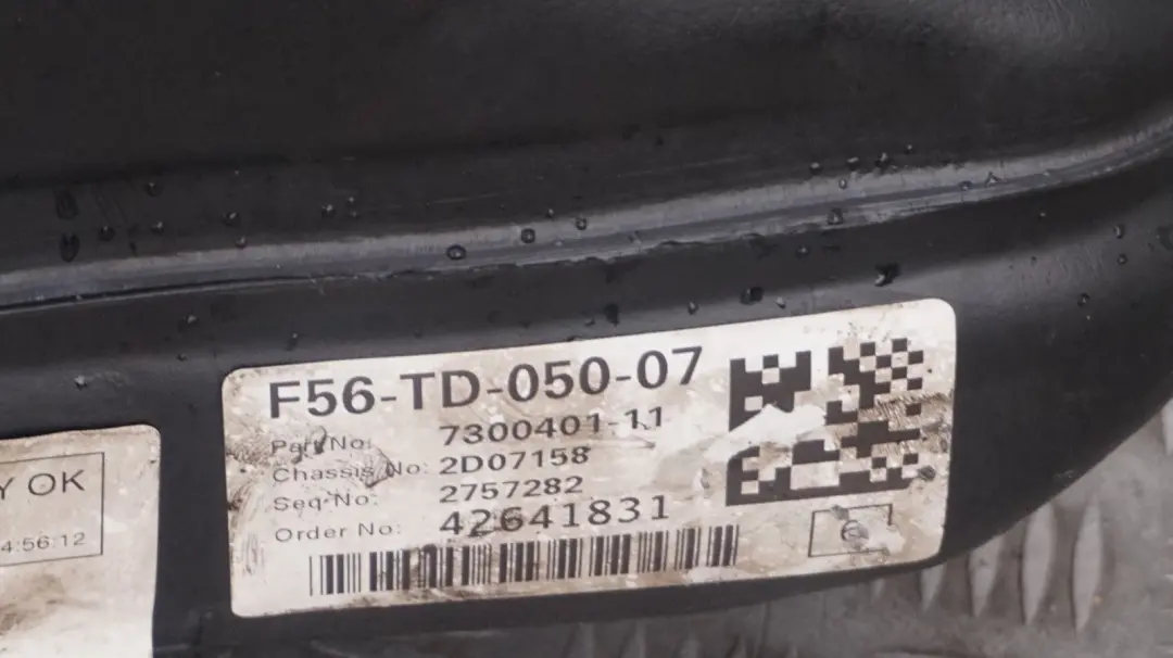 B37 B47 Diesel Tanque De combustible De plastico para Mini Cooper F55 F56 F57 con número de pieza 7440792 Mini Cooper F55 F56 F57 B37 B47 Diesel Tanque De combustible De plastico - SKU 7440792 - Número de pieza 7440792