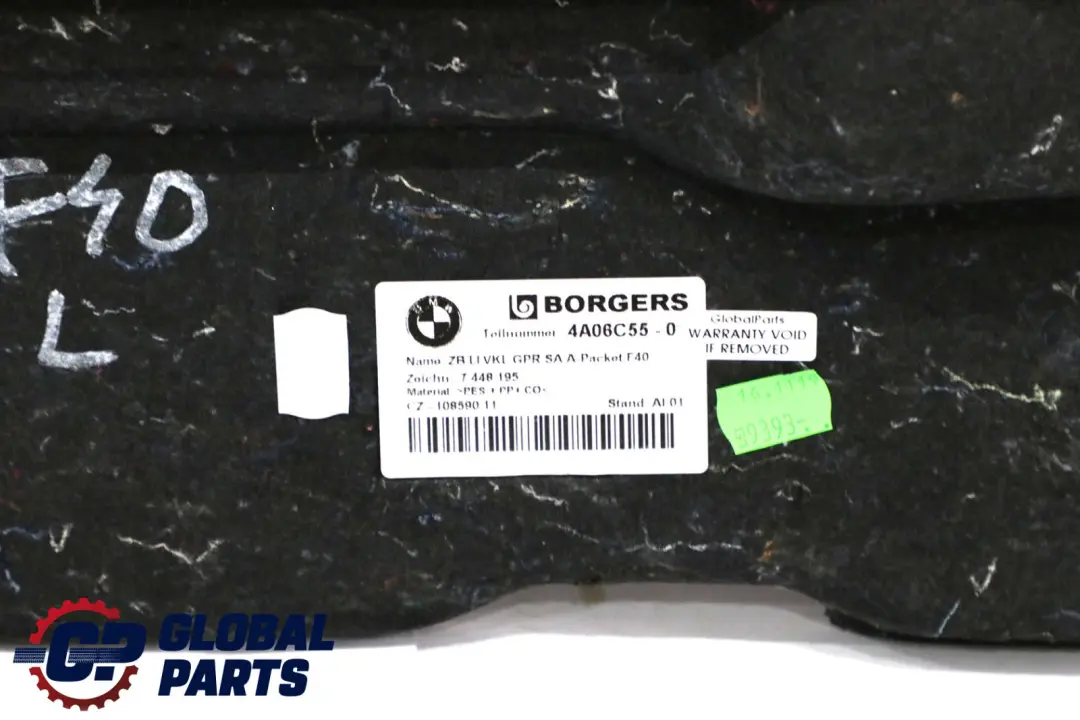 BMW 1 Series F40 Trim Panel Left N/S Trunk Lid SA-ABLAGENPAKET - SKU 7448195 - Part number 7448195