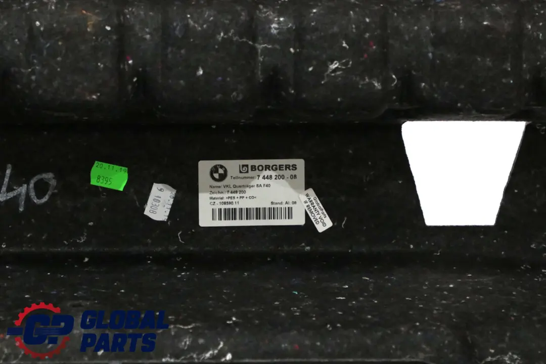 Embellecedor Travesaño Tapa Maletero SA-ABLAGENPAKET para BMW Serie 1 F40 con número de pieza 7448200 BMW Serie 1 F40 Embellecedor Travesaño Tapa Maletero SA-ABLAGENPAKET - SKU 7448200 - Número de pieza 7448200